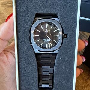 Black Watch with Silver Accents